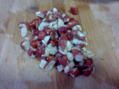 佛手瓜和玉米花生一起吃